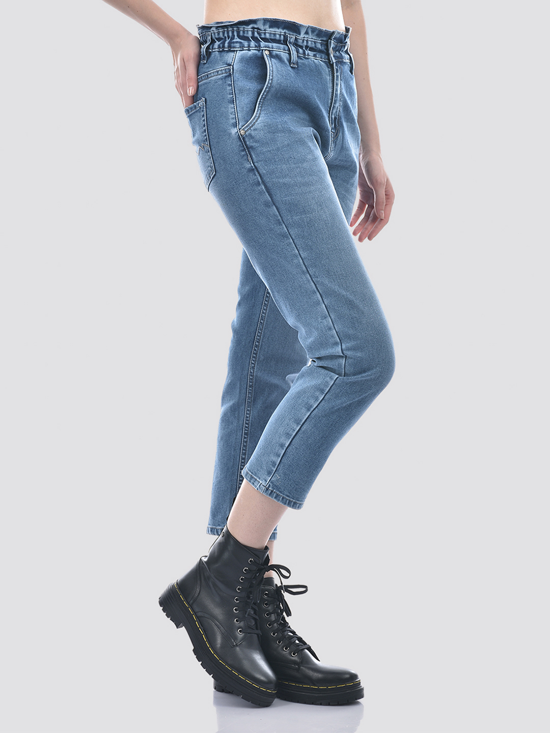 Numero Uno Women Blue Baggy Fit Sustainable Jeans